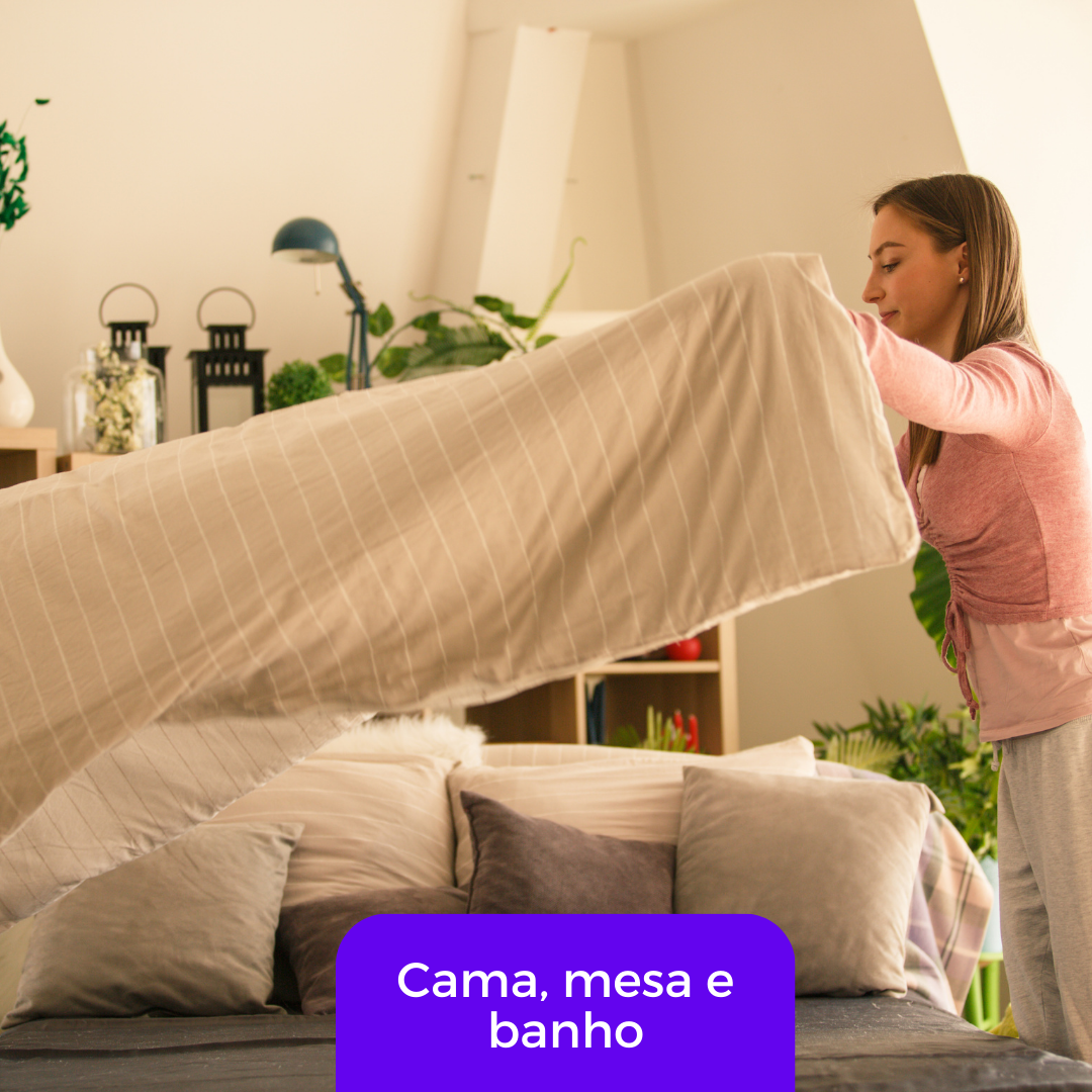 Catálogo completo de roupas de cama, mesa e banho